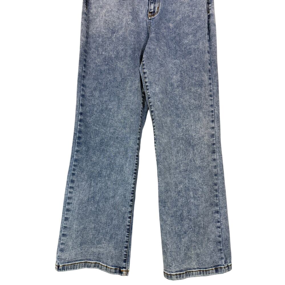 Judy Blue Stonewell High Rise Straight Leg Jeans Light Wash Size 13/31 Stretch - Picture 7 of 13